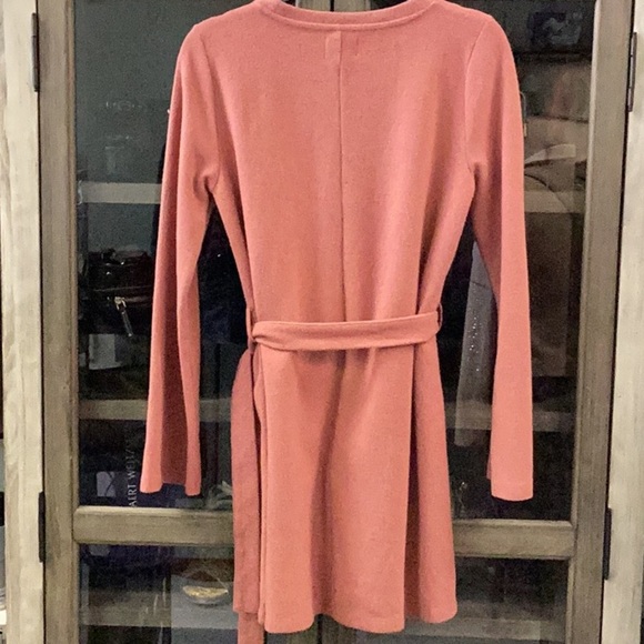 ASOS Flare sweater swing dress with belt size Small - Picture 6 of 7